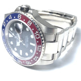 Rolex GMT Master II "Pepsi" White Gold Black Dial 116719 - Pre-Owned