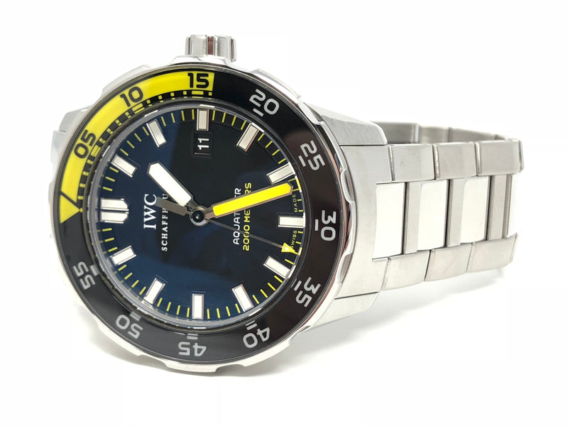 IWC Aquatimer 2000 44MM Steel Black & Yellow IW356801 - Certified Pre-Owned