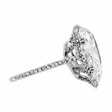 6ct Pear Shape Diamond Ring, Riviera collection