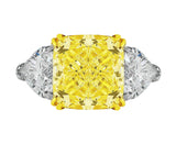 5ct Fancy Yellow Diamond Ring