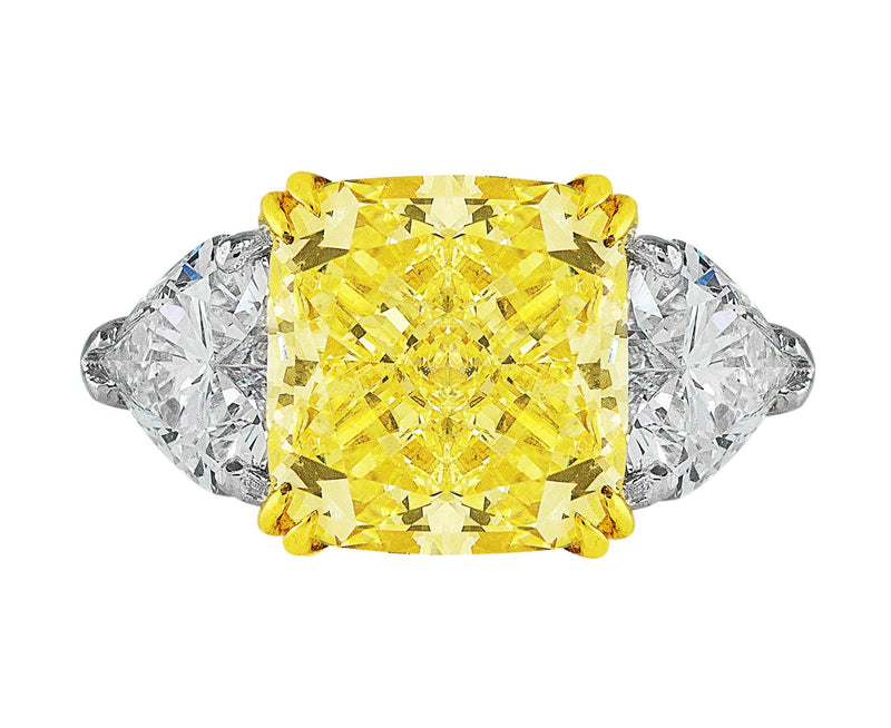 5ct Fancy Yellow Diamond Ring