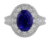 Sapphire Diamond Ring