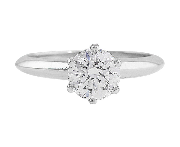Estate 1.04ct Tiffany & Co. Diamond Ring, GIA-certified