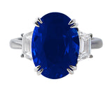 9ct Natural Ceylon Sapphire Ring, AGL-certified