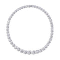 Rivière Platinum 100ct Diamond Necklace, GIA Certified