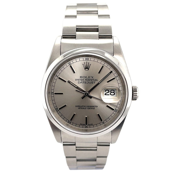Rolex Datejust 36 16200 Silver Dial - Pre-Owned