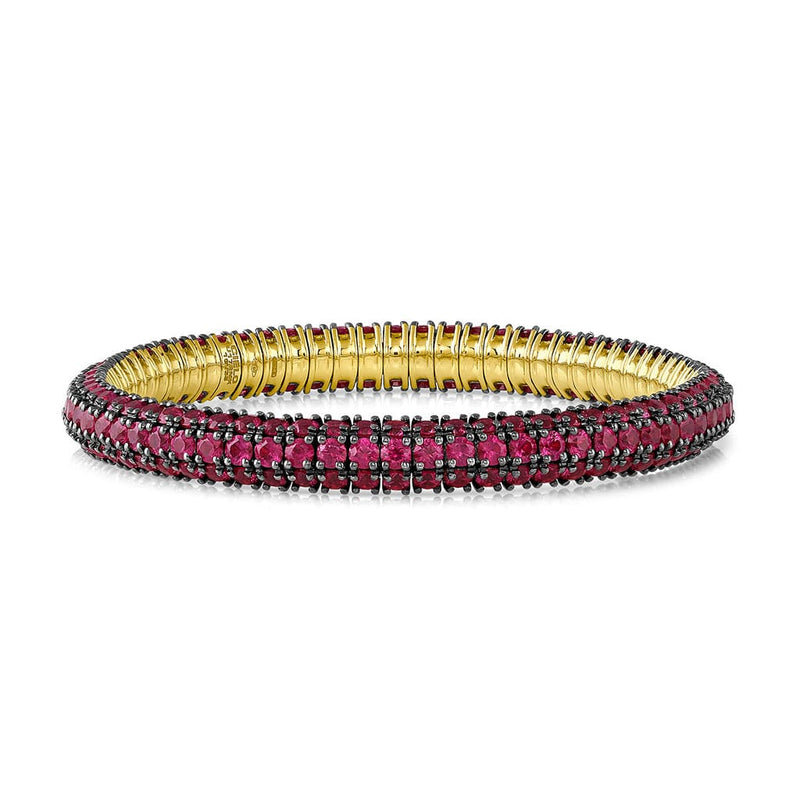 18k Rose Gold Mattia Cielo Universo Ruby Bracelet