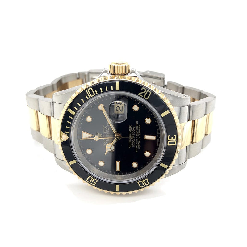 Rolex Submariner 18KT Yellow Gold & Stainless Steel 16613 - Pre-Owned