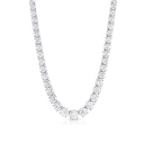 Rivière Platinum 23.03ctw Diamond Graduated Necklace, GIA Certified