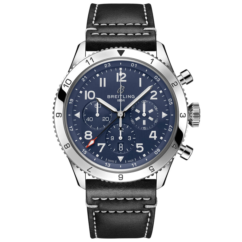 Super AVI B04 Chronograph GMT 46 Tribute To Vought F4U Corsair AB04451A1C1X1