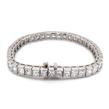 Tiffany & Co. Platinum Princess Cut Diamond Line Bracelet