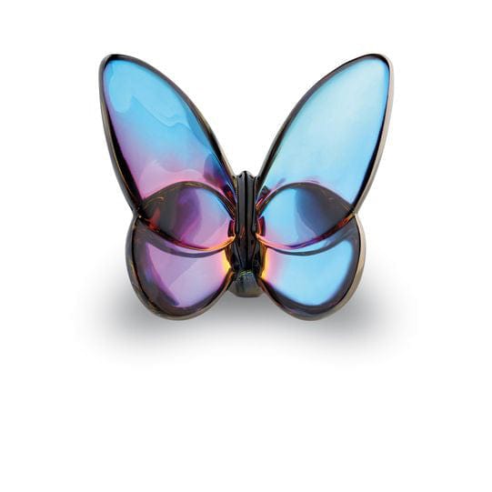 Baccarat Blue Scarabee Lucky Butterfly