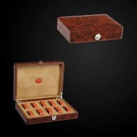 Collector's Case for ten Watches in briarwood