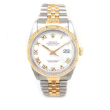 Rolex Datejust White Dial 36mm 16233 - Pre-Owned