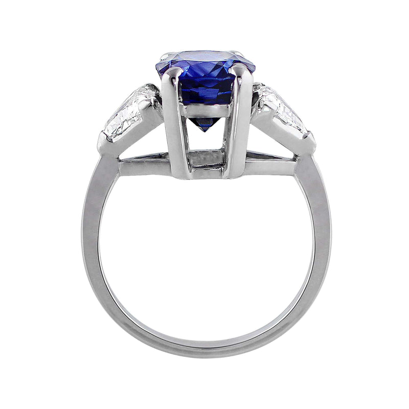 4.22ct Ceylon Blue Sapphire Ring