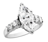 3ct Marquise Cut Diamond Ring, GIA-certified