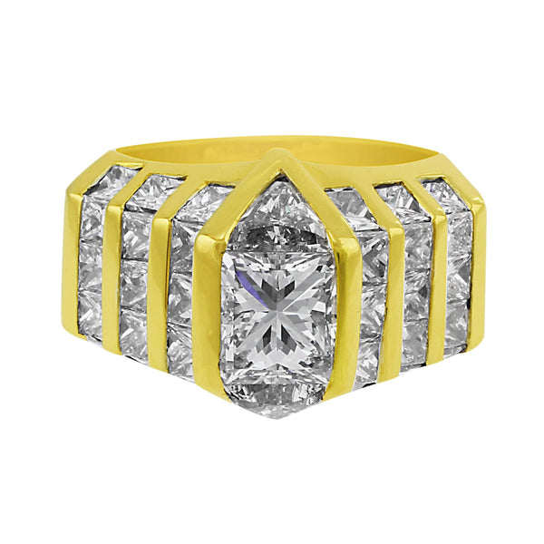 1.08ct Center Princess Cut Ring