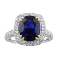 Platinum 3ct Sapphire Ring