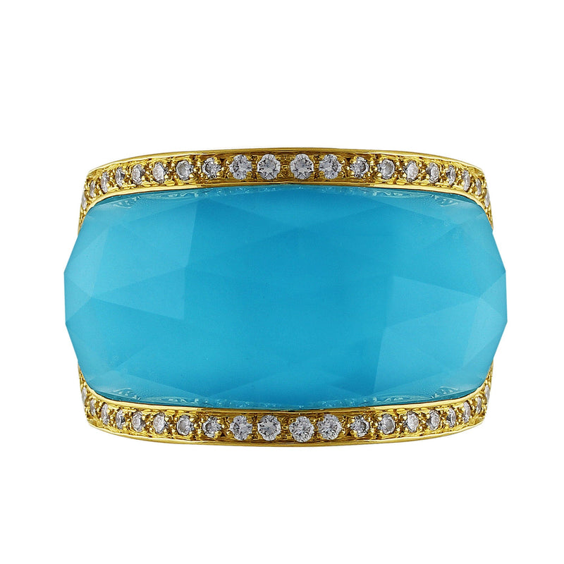 Estate Stephen Webster Turquoise Diamond Band