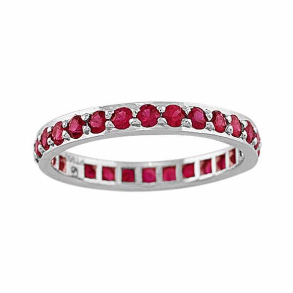 Gumuchian Ruby Eternity Band