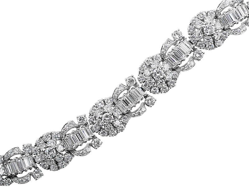 Estate 1950's 22ct Diamond Bracelet