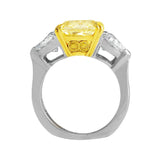 5ct Fancy Yellow Diamond Ring