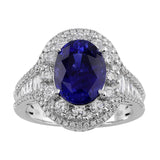 Sapphire Diamond Ring