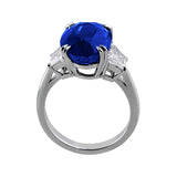 9ct Natural Ceylon Sapphire Ring, AGL-certified