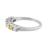 Estate Fancy Yellow Diamond Band