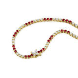 Tiffany & Co. Victoria Collection Ruby Diamond Necklace - Estate