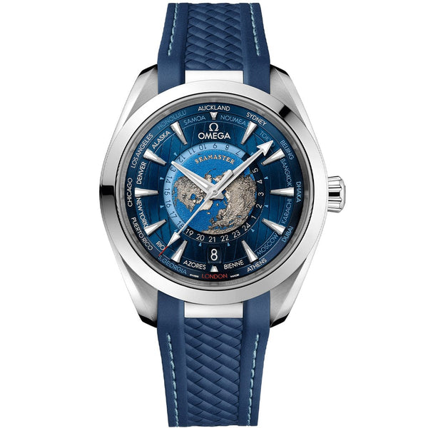Seamaster Aqua Terra 150M Co‑Axial Master Chronometer GMT Worldtimer 43 MM Worldtimer 220.12.43.22.03.001