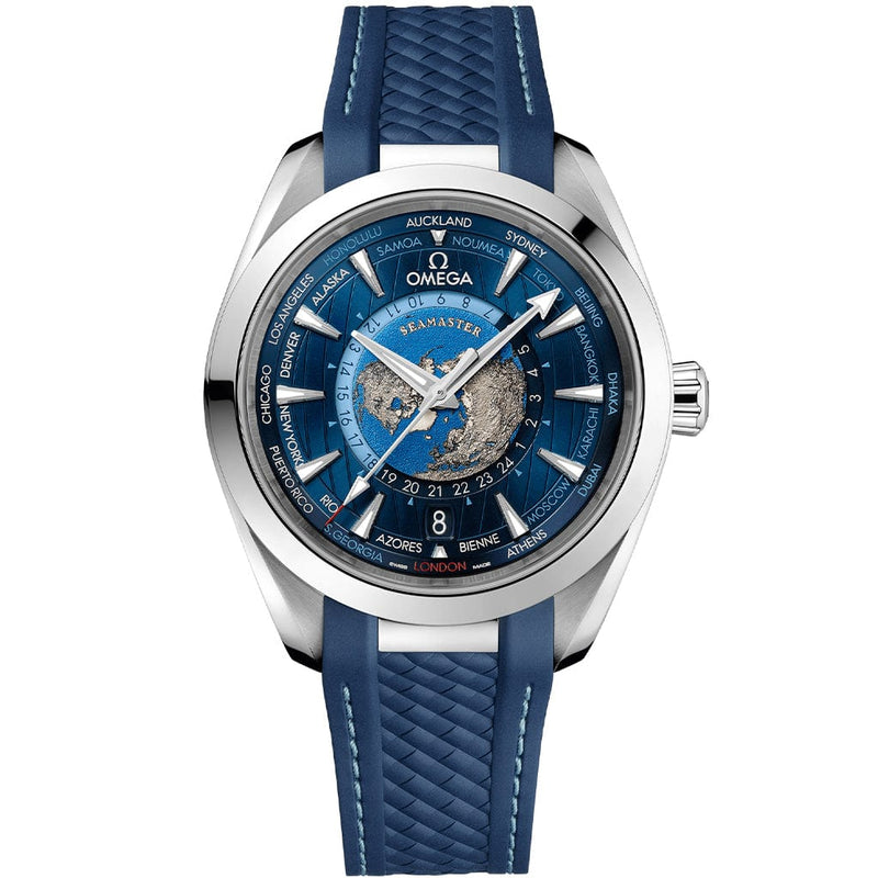 Seamaster Aqua Terra 150M Co‑Axial Master Chronometer GMT Worldtimer 43 MM Worldtimer 220.12.43.22.03.001