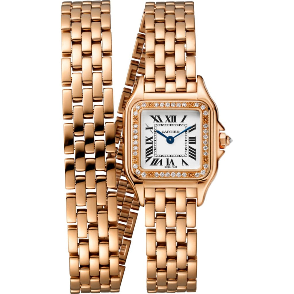 Cartier panthere watch rose gold online