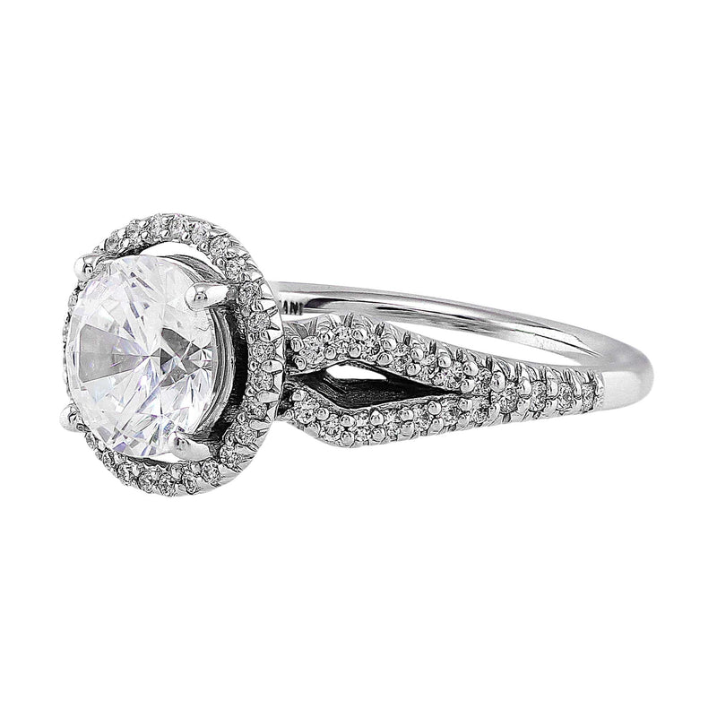 Ritani Bella Vita Halo Split Shank Engagement Ring