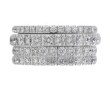 18k White Gold Piaget Possession Eccentric Rotating Diamond Ring