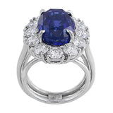 9ct Burmese Unheated Sapphire Ring, AGL-certified