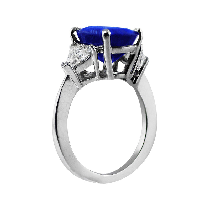 5.69ct Ceylon Sapphire Platinum Ring