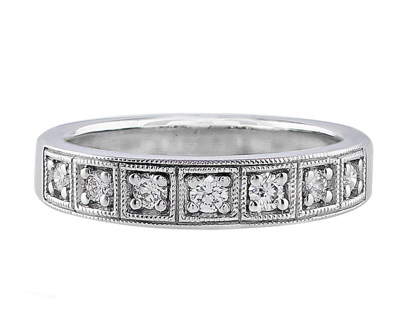 Bead Bright Set Diamond Ring, Ritani