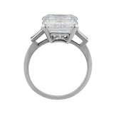 8ct Riviera Emerald Cut Diamond Ring, GIA-certified