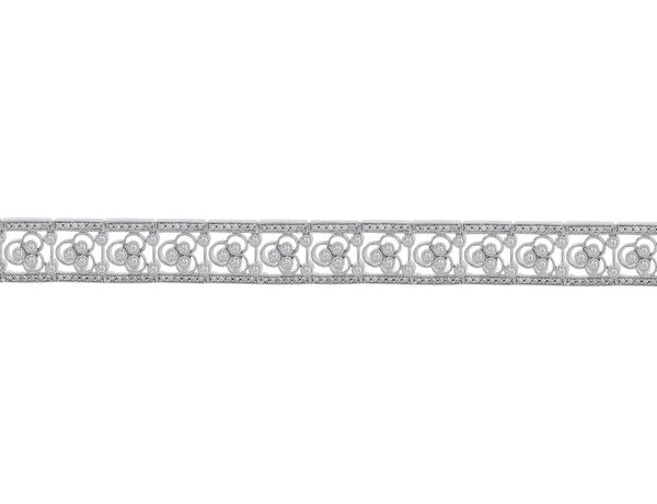 Filigree Pave Diamond Bracelet