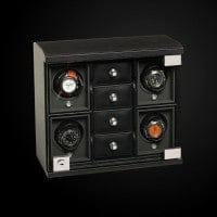 Watch Winder four module with comparment trays