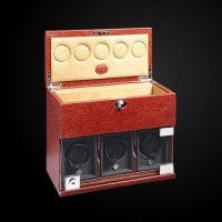 Watch Winder three module with comparment trays